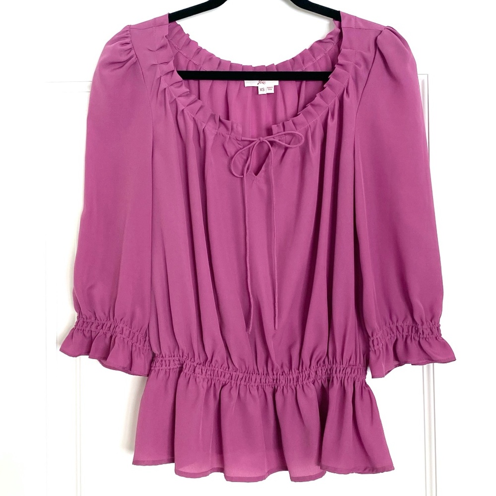Joie Cinched Waist Blouse - XS